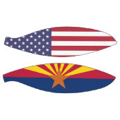 米国アリゾナ州旗を持つフルサイズバスケットボール バスケットボール (パネル)