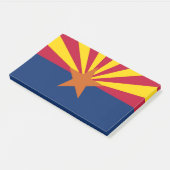 米国アリゾナ州旗を持つポストイットノート ポストイット (アングル)