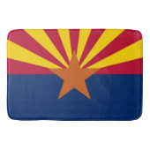 米国アリゾナ州旗を持つ大型バスマット バスマット (正面)