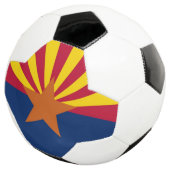 米国アリゾナ州旗を持つ愛国的なサッカーボール サッカーボール (3/4)