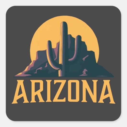 米国アリゾナ州 スクエアシール (正面)