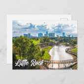 米国アーカンソー州リトル・ロックからの挨拶 ポストカード (正面/裏面)