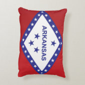 米国アーカンソー州国旗 アクセントクッション (裏面(縦))