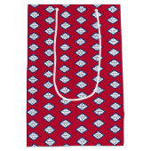 米国アーカンソー州旗抱き枕 ミディアムペーパーバッグ (裏面)