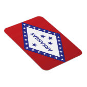 米国アーカンソー州旗 マグネット (右側)