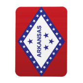 米国アーカンソー州旗 マグネット (縦)
