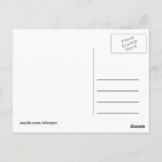 米国イエローストーン国立公園 ポストカード (裏面)