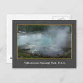 米国イエローストーン国立公園 ポストカード (正面/裏面)