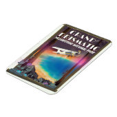 米国イエローストーン国立公園 マグネット (左側)