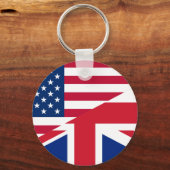 米国イギリス キーホルダー (正面)