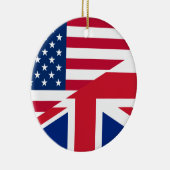 米国イギリス セラミックオーナメント (右)
