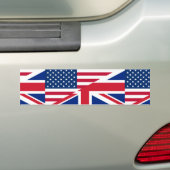 米国イギリス バンパーステッカー (車上)