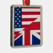米国イギリス メタルオーナメント (右)
