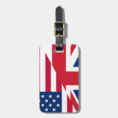 米国イギリス ラゲッジタグ (正面縦)