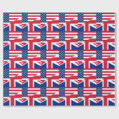 米国イギリス ラッピングペーパー (フラット)