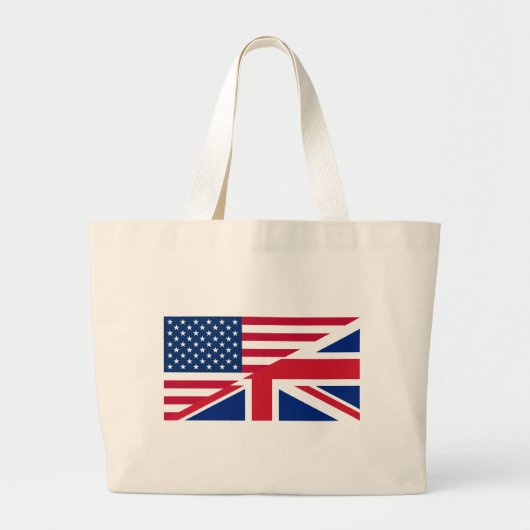 米国イギリス ラージトートバッグ (正面)