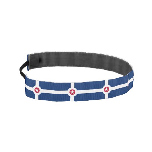 米国イスリップまたは滑ることインディアナポリス州旗を持つノンヘッドバンド アスレチックヘッドバンド (左)