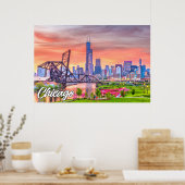 米国イリノイ州シカゴ ポスター (キッチン)