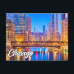 米国イリノイ州シカゴ ポストカード<br><div class="desc">この鮮やかはがきは、イリノイ州シカゴの世界的に有名な都市の写真を掲載している。この素晴らしいハガキは友最高の人や家族、同僚にとって理想的だろう。</div>