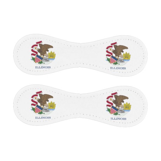 米国イリノイ州旗を持つ愛国野球 野球ボール (パネル)