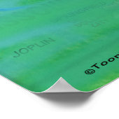 米国イリノイ ポスター (角)