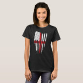 米国イングランド連合国旗1 Tシャツ (正面フル)