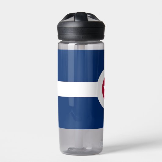 米国インディアナポリス州旗を持つウォーターボトル ウォーターボトル (正面)