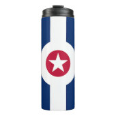 米国インディアナポリス州旗を持つサーマルタンブラー タンブラー (正面)