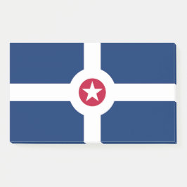 米国インディアナポリス州旗を持つ備考 ポストイット