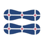 米国インディアナポリス州旗を持つ愛国野球 野球ボール (パネル)