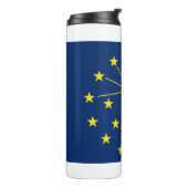 米国インディアナ州旗を持つサーマルタンブラー タンブラー (回転左)