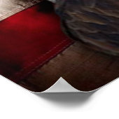 米国イーグル愛国心 ポスター (角)