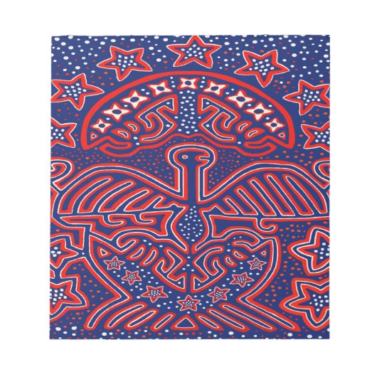 米国イーグル民主愛国者 ノートパッド (正面)