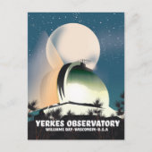 米国ウィスコンシン州イェルクス天文台ウィリアムズ湾 ポストカード (正面)