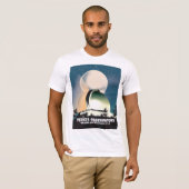 米国ウィスコンシン州イェルクス天文台ウィリアムズ湾 Tシャツ (正面フル)