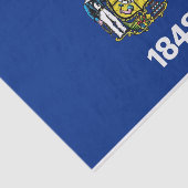 米国ウィスコンシン州旗を持つ愛国的ティッシュペーパー 薄葉紙 (詳細)