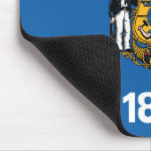 米国ウィスコンシン州旗 マウスパッド (コーナー)