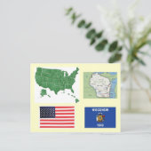 米国ウィスコンシン ポストカード (スタンド正面)