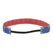 米国ウィススリップまたは滑ることコンシン州旗を持つノンヘッドバンド アスレチックヘッドバンド (裏面)