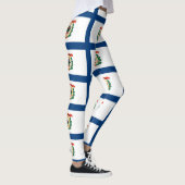 米国ウェストバージニア州州旗を持つレギンス レギンス (右)