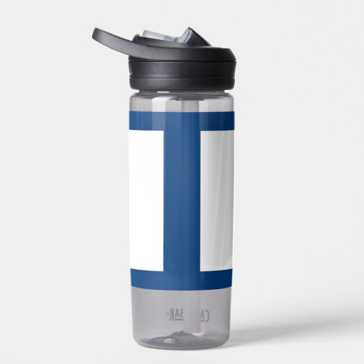 米国ウェストバージニア州旗を持つウォーターボトル ウォーターボトル (右面)