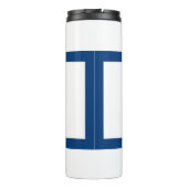 米国ウェストバージニア州旗を持つサーマルタンブラー タンブラー (裏面)