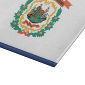 米国ウェストバージニア州旗 カッティングボード (角)