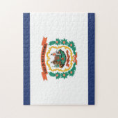 米国ウェストバージニア州旗 ジグソーパズル (縦)