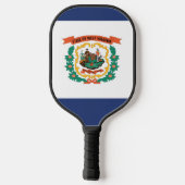 米国ウェストバージニア州旗 ピックルボールラケット (裏面)