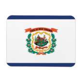 米国ウェストバージニア州旗 マグネット (横)