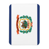 米国ウェストバージニア州旗 マグネット (縦)