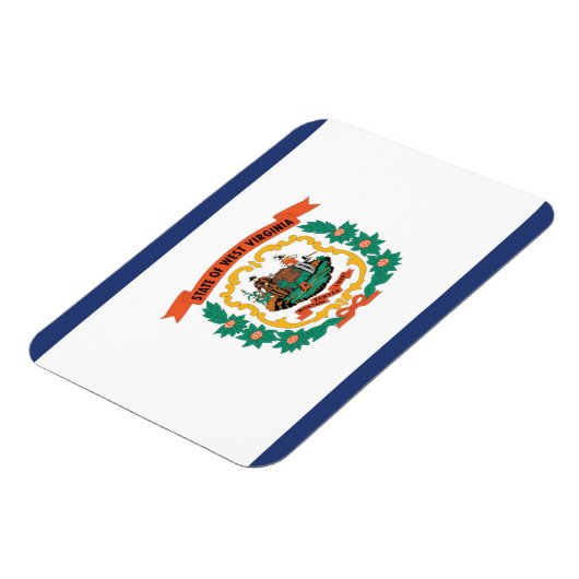 米国ウェストバージニア州旗 マグネット (左側)