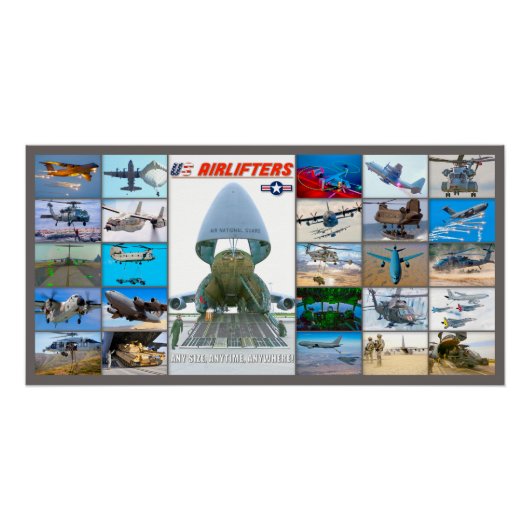 米国エアリフト機「モンタージュ」 ポスター (正面)
