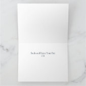 米国エレガント国旗を持つ労働者連帯労働日 サンキューカード (内部)